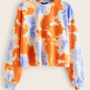 Shein Tie Dye Cropped Top